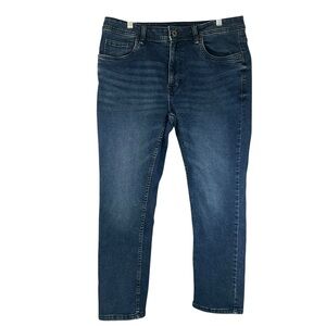 The Perfect Jean NYC Men’s Slim Fit Jeans in Med Blue 36 x 28